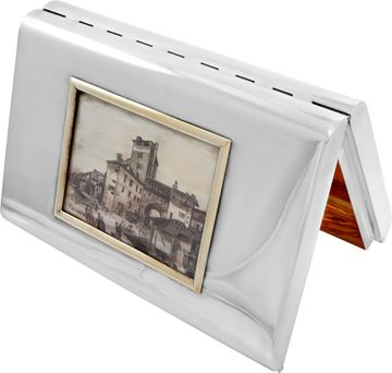 Dragonfly pin in 18k white gold with 0.66 cts in diamonds