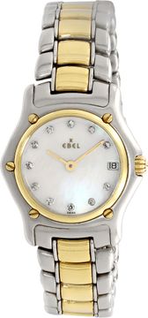 Ebel 1911 188901 Stainless Steel Mother Of Pearl dial 25mm Quartz watch Ebel 1911 25mm 188901 Ladies Watch Collection