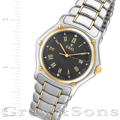 V*N様 ★EBEL 18K GOLD BEZEL 1911 腕時計 時計 送料 EBEL 18K Yellow Gold Watch 1911 Diamond bezel | eBay
