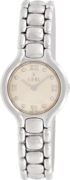 Ebel Beluga e9976411 Stainless Steel Silver dial 25mm Quartz watch Ebel Beluga 25mm e9976411 Ladies Watch Collection