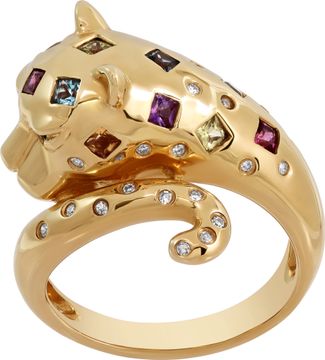 Effy 14k yellow gold panther ring Ring Collection