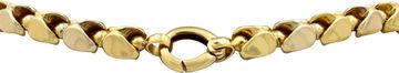 Emerald, Ruby, and Sapphire necklace in 18k yellow gold