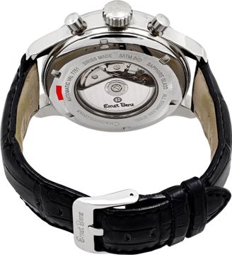 Ernst Benz Chronolunar 10300 Stainless Steel Black dial 47mm Automatic watch