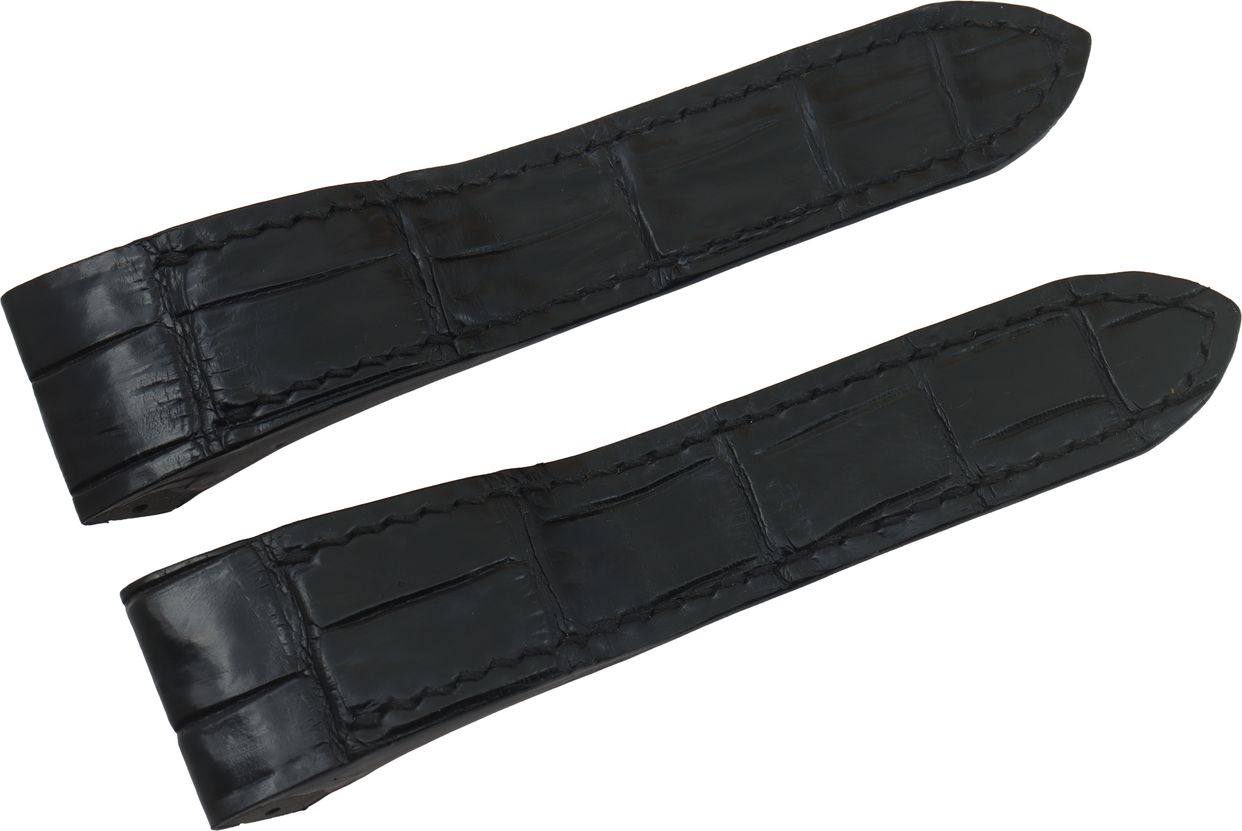 Cartier クロコダイルストラップ european_black_crocodile_strap
