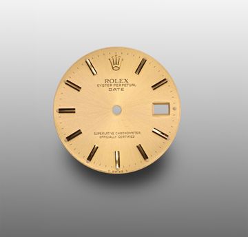 Factory Original Rolex Date Champagne Dial for 34mm Factory Original Rolex Date Champagne Dial for 34mm Dial Collection