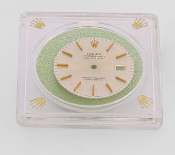 Factory Original Rolex Datejust Oysterquartz Silver Gold Dial 36mm