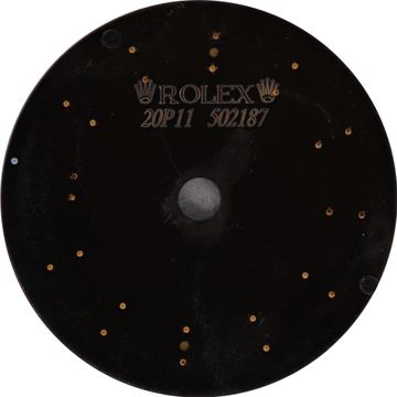 Factory Original Rolex Ladies Datejust black and gold stick dial for 26mm models