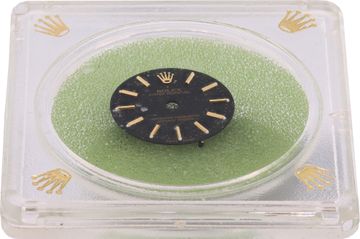 Factory Original Rolex Ladies Datejust black and gold stick dial for 26mm models