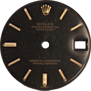 Factory Original Rolex Ladies DateJust Glossy Black Dial with Gold Sticks Factory Original Rolex Ladies DateJust Glossy Black Dial with Gold Sticks for 26mm Dial Collection