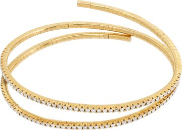 Flexible wrap diamond bracelet in 18k gold Bracelet Collection