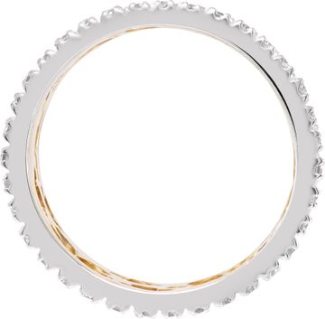 Flower style diamond band