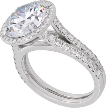 Forevermark GIA certified round brilliant cut diamond 5.13 carat (I color, VS2 Clarity)