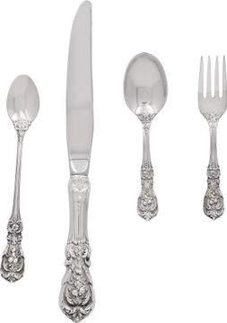 Francis The 1st Sterling Silver Flatware Set by Reed and Barton Total Pieces: 80