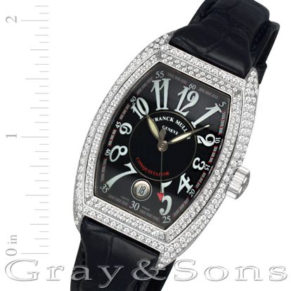Used Franck Muller Conquistador MEN SC 18k white gold 34mm