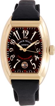 Frank Muller Conquistador in 18k yellow gold