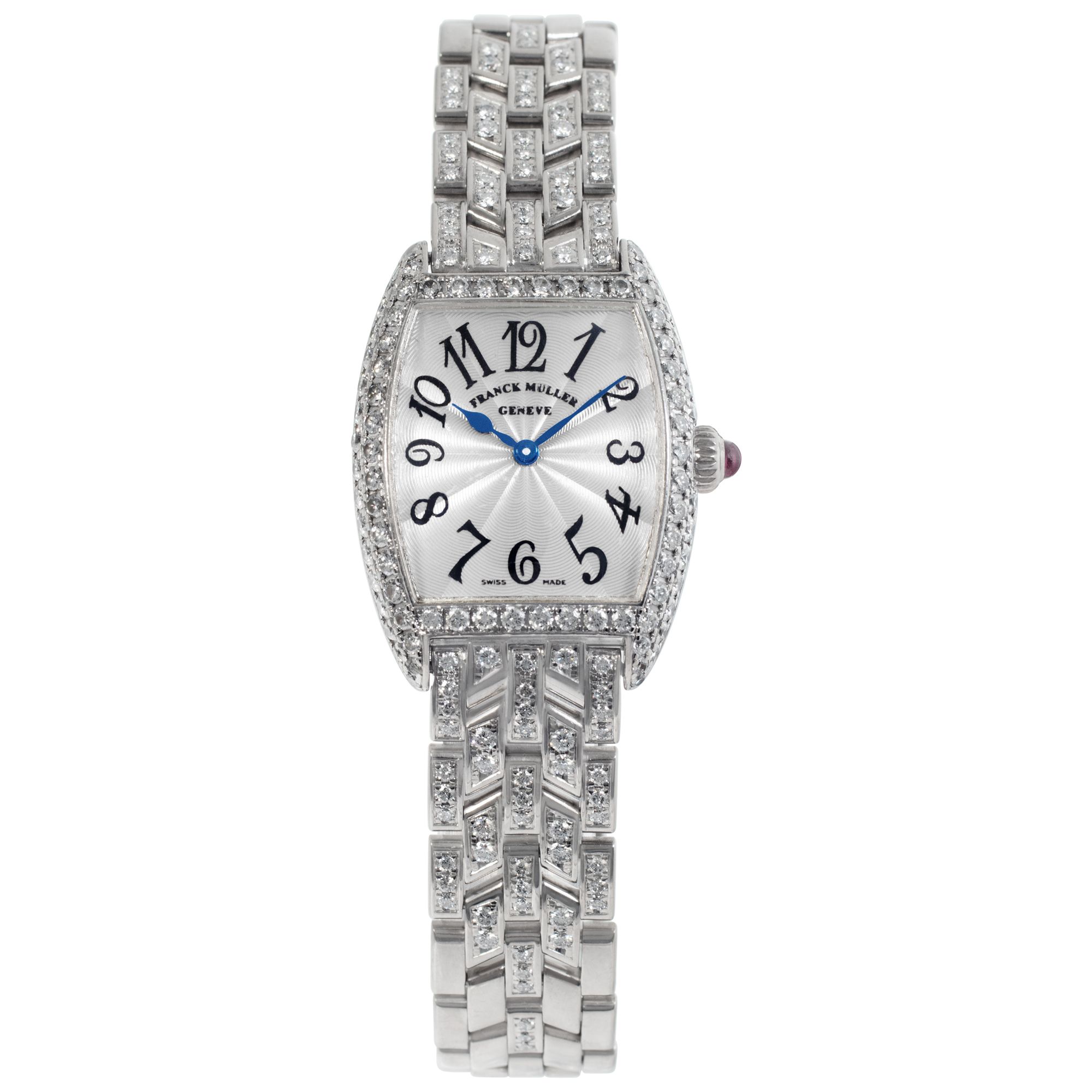 Pre-owned Franck Muller Curvex 2251 MC D 18k white gold |