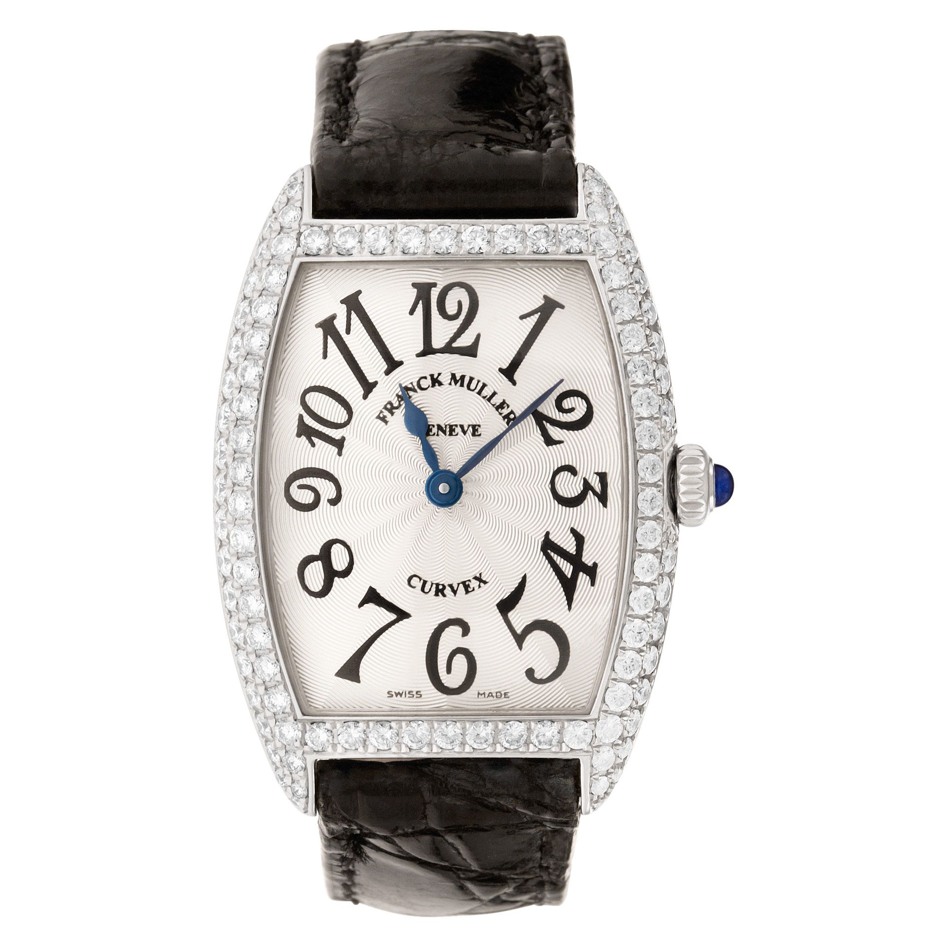 Used Franck Muller Curvex 1752 QZ D 18k White Gold, factory