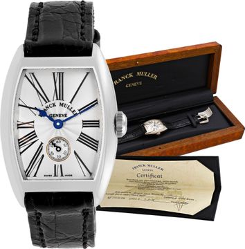 Franck Muller Cintree Curvex in 18k white gold Franck Muller Curvex 29mm 1752 S6 Ladies Watch Collection