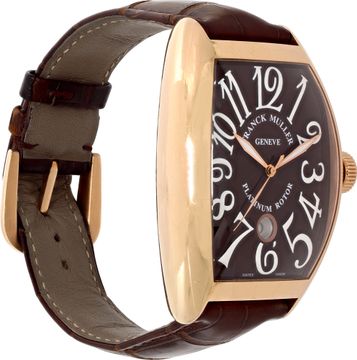 Franck Muller Curvex 8880scdt 18k rose gold 55mm auto watch