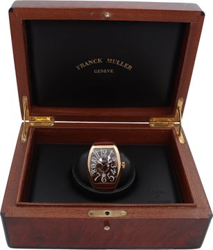 Franck Muller Curvex 8880scdt 18k rose gold 55mm auto watch