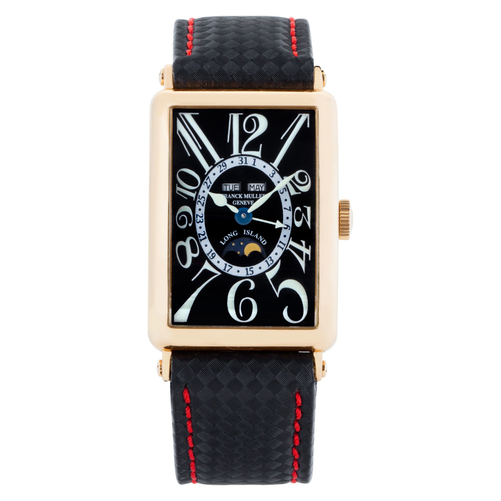 Preowned Franck Muller Long Island 1200 mc l 18k rose gold