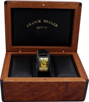 Franck Muller Long Island 902qzd 18k White Gold 32mm Quartz watch