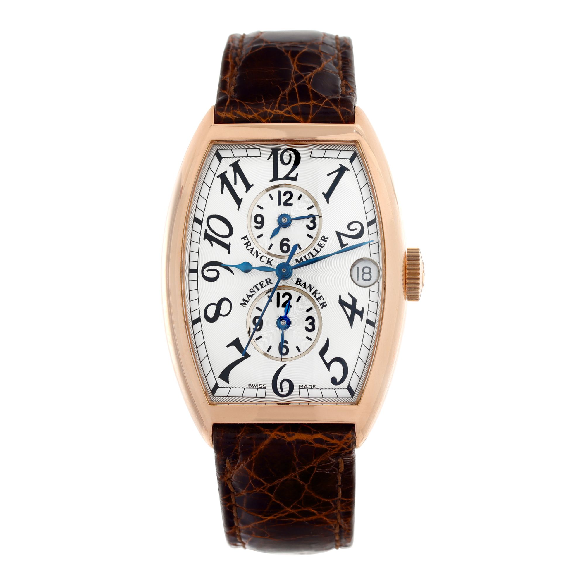 Used Franck Muller Master Banker 5850 MB 18k rose gold | Gray & Sons