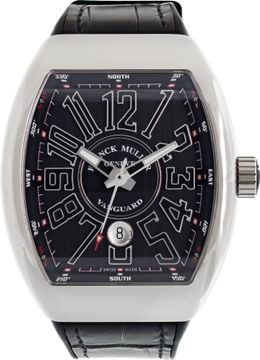 Franck Muller Vanguard V 45 SC DT Stainless Steel 53.5mm auto watch