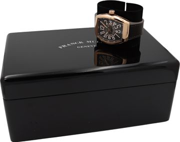 Franck Muller Vanguard V 45 sc dt 18k rose gold 53.5mm auto watch