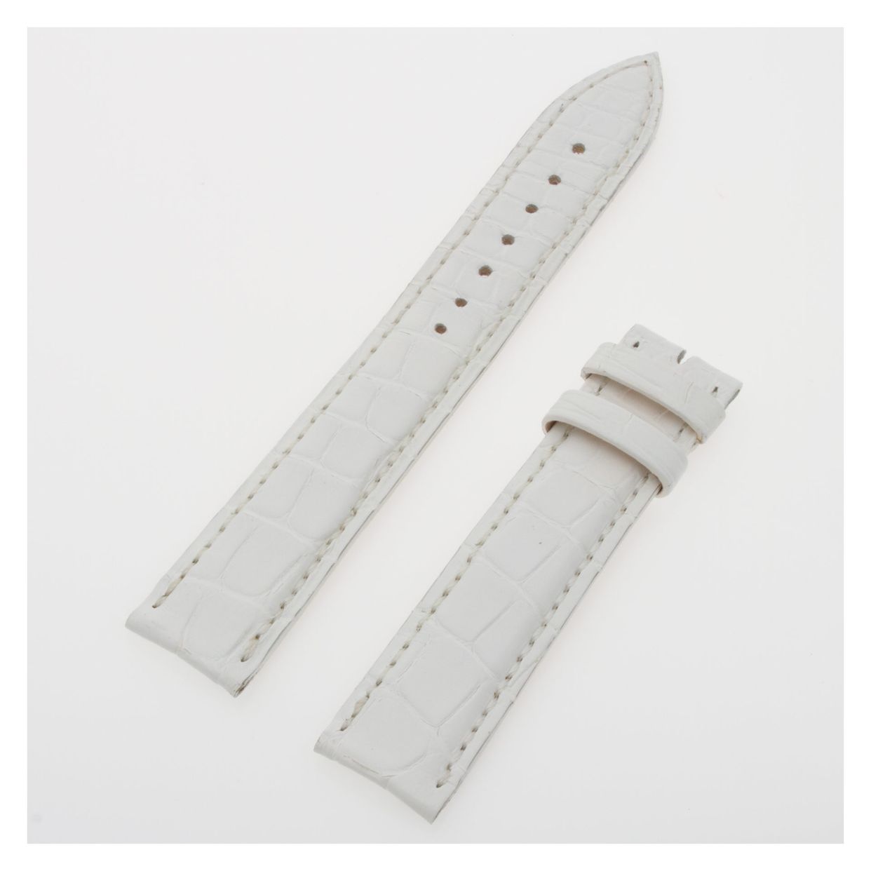 Franck Muller white alligator strap (16.5 x 16) | Gray & Sons Jewelers