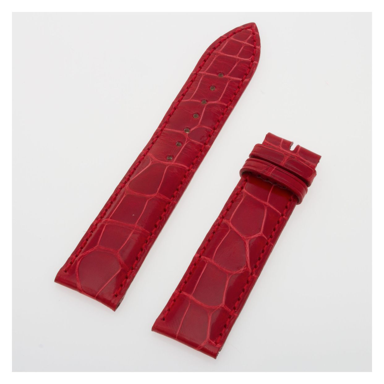 familiar × Bibiy. HAND STRAP RED gerald_genta_red_shiny_alligat