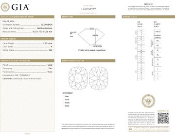 GIA certified old mine brilliant cut diamond ring in platinum