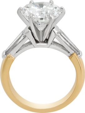 GIA certified 4.00 carat Round brilliant cut diamond, G color- SI1 Clarity.