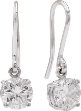 GIA Certified Dangling Diamond Earrings in 18k white gold GIA Certified Dangling Diamond Earrings in 18k white gold Earring Collection