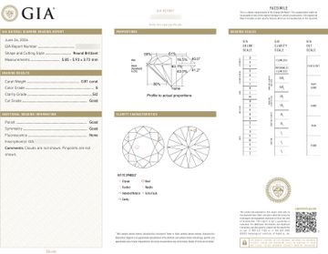 GIA Certified Dangling Diamond Earrings in 18k white gold