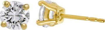 GIA certfied studs 0.52 carat (H color, VVS2 clarity, 2) & 0.50 carat (E color, SI1 clarity)
