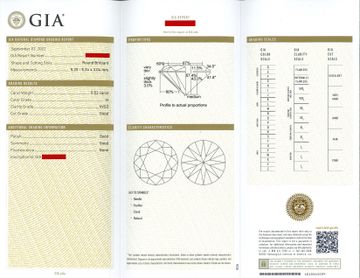 GIA certfied studs 0.52 carat (H color, VVS2 clarity, 2) & 0.50 carat (E color, SI1 clarity)