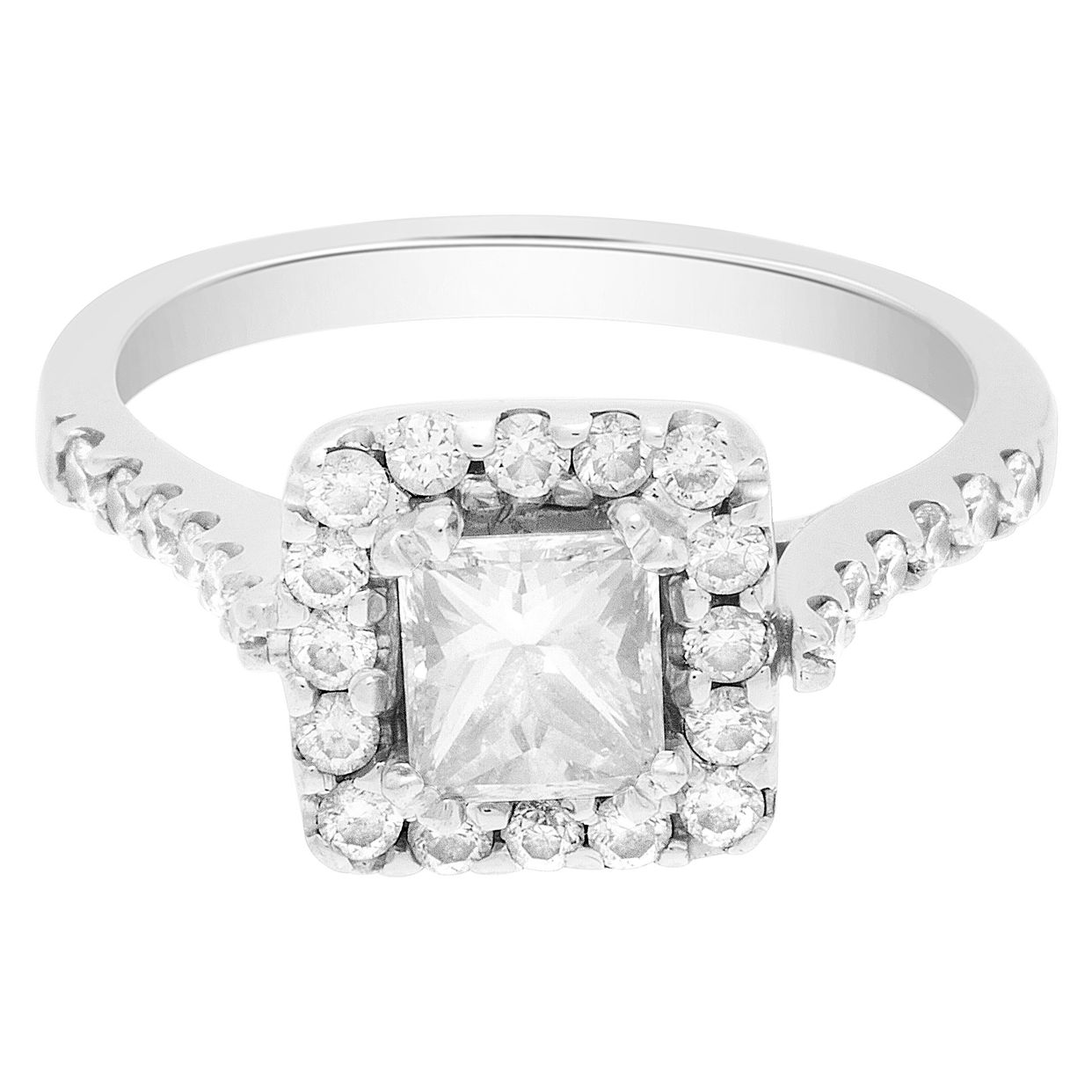 GIA certified rectangular modified brilliant diamond 0.71 ct (G