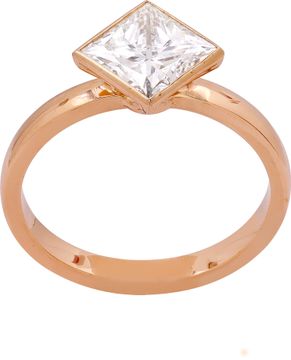 GIA certified square modified brilliant 2.12 carat (G color, SI1 clarity) diamond ring Ring Collection