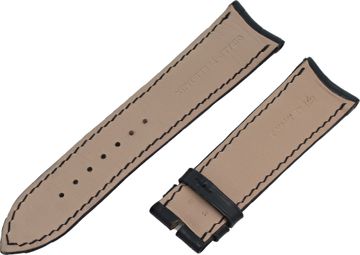 Girard Perregaux black matte alligator leather strap 22mm x 20mm.