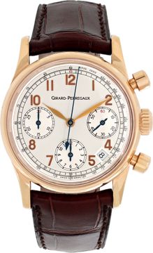 Girard Perregaux Chronograph 4930 18k rose gold 36mm auto watch Girard Perregaux Chronograph 36mm 4930 Mens Watch Collection