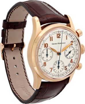 Girard Perregaux Chronograph 4930 18k rose gold 36mm auto watch