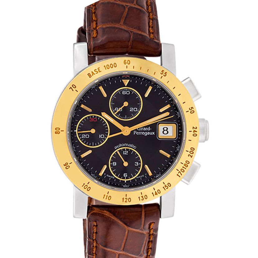 Preowned Girard Perregaux Chronograph 7500 18k & steel | Gray & Sons
