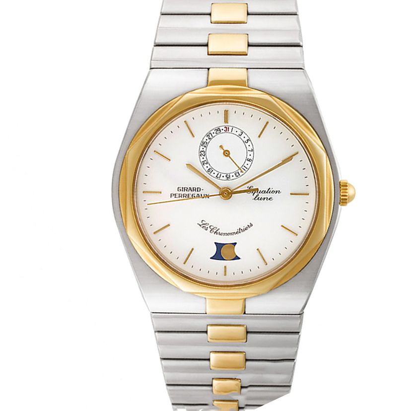 Preowned Girard Perregaux equation lune 4266-5 BO 18k & |