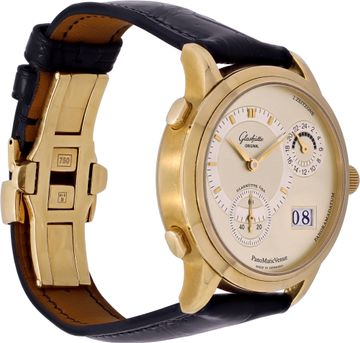 Glashutte PanoMatic Reserve 90-03-01-01-04 18k 38.5mm auto watch