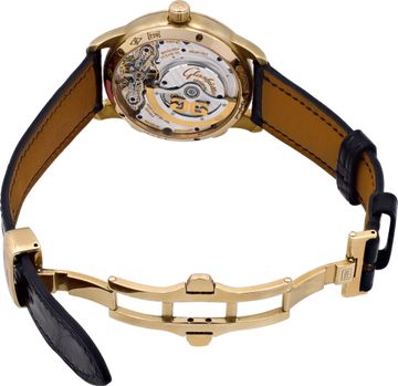 Glashutte PanoMatic Reserve 90-03-01-01-04 18k 38.5mm auto watch