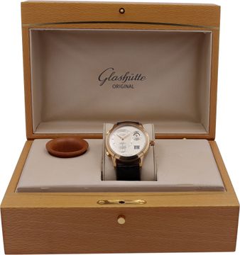 Glashutte PanoMatic Reserve 90-03-01-01-04 18k 38.5mm auto watch