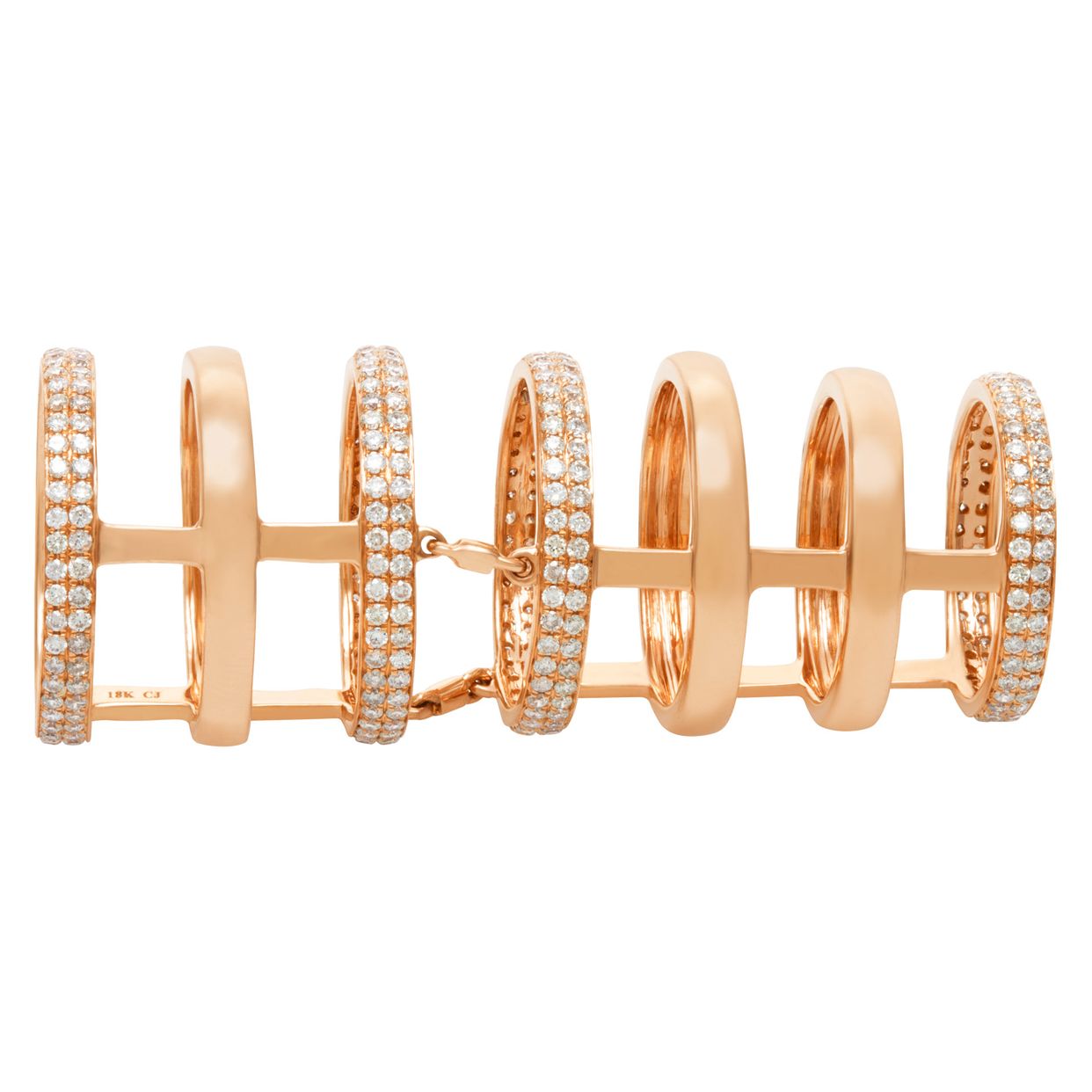 Long Dimond Rings Gorgeous & unusual long diamond ring in 18k rose gold. 2.55