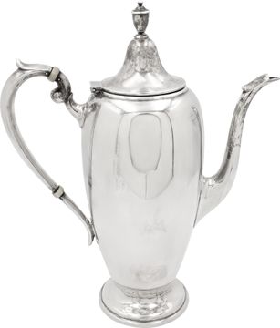 Gorham Puritan sterling silver 4-piece coffee set