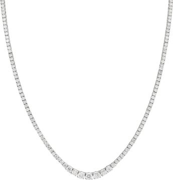Graduating Diamond Neckalce in Platinum Necklace Collection
